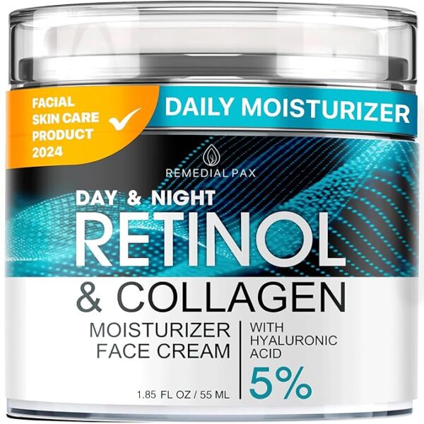 Best deal 23%off REMEDIAL PAX Face Moisturizer Retinol Cream, Anti Aging Neck Firming Cream
