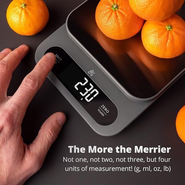 Greater Goods High Capacity Kitchen Scale, A Premium Food Scale - Image 2