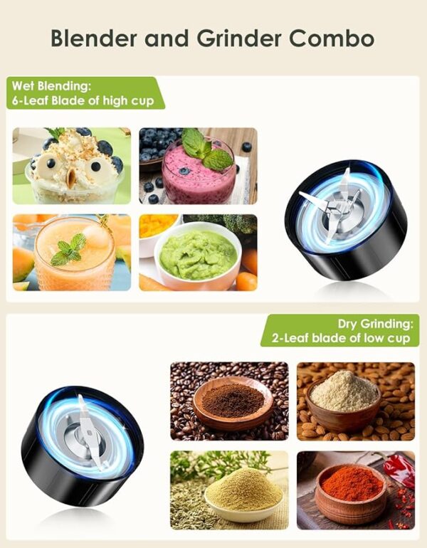 Limited Time Deals 78%off with code 50RA4367  Personal Blender for Shakes & Smoothies - Image 3