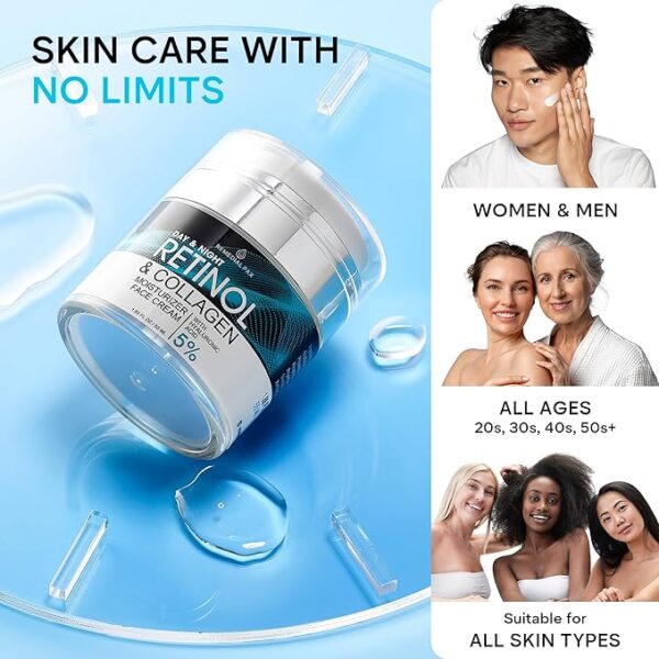 Best deal 23%off REMEDIAL PAX Face Moisturizer Retinol Cream, Anti Aging Neck Firming Cream - Image 2