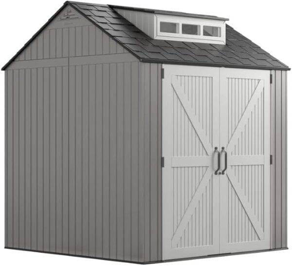Limited time deals 25%off Outdoor Storage Shed With Floor(7x7 Ft),Weather