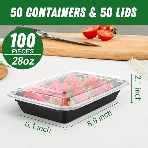 Meal Prep Containers Reusable with Lids Limited time deals 31% off - Image 2