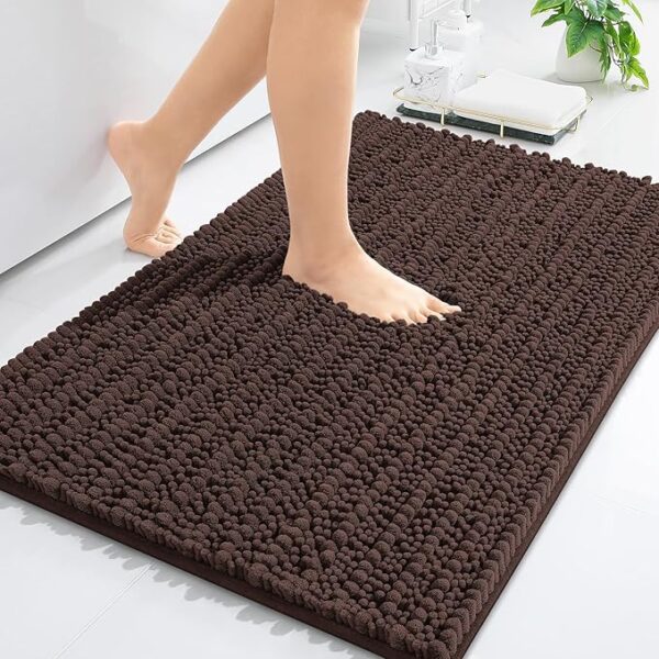 Limited Time Deals 17%off Luxury Chenille Bathroom Rug Mat, Extra Soft Thick - Image 2