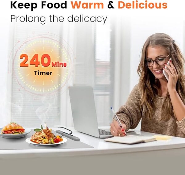 Limited Time Deals 58% off with code 50WB3NT6 Food Warming Mat - Image 4