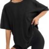 Big Spring Deal 60%off Shirts Loose Fit Crewneck Short Sleeve