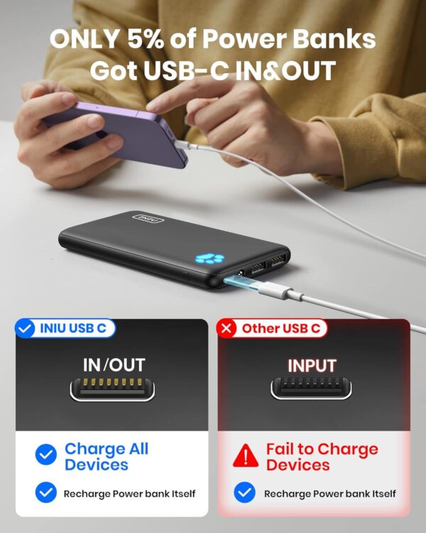 Best Limited deal 36%off Charger, Slimmest 10000mAh 5V/3A Power Bank - Image 3