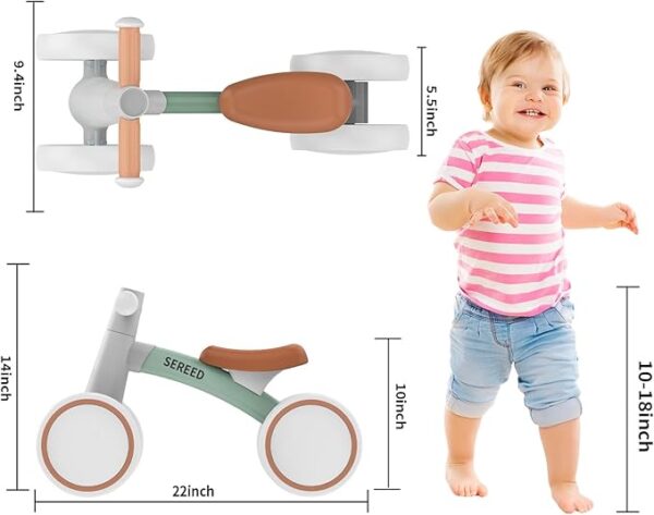 Big Spring Deal 24%off SEREED Baby Balance Bike for 1 Year Old Boys Girls - Image 2