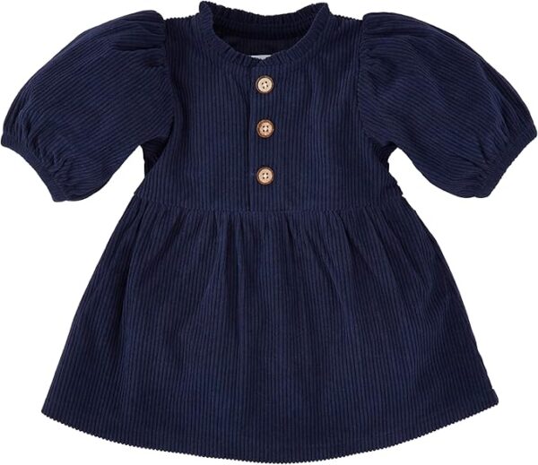 Limited time deals 22%off Baby Girls Children Solid Corduroy Dress