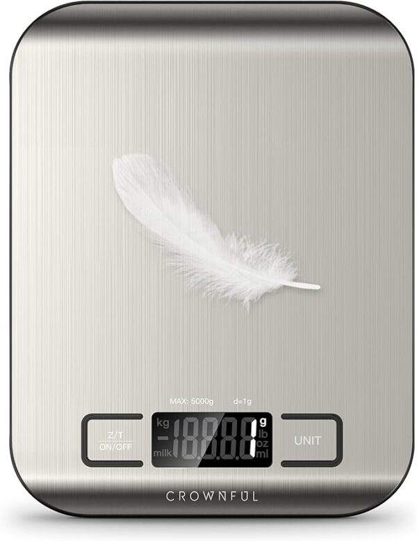 Digital Kitchen Scales with Built-in Coin Battery Limited time deal 53% off