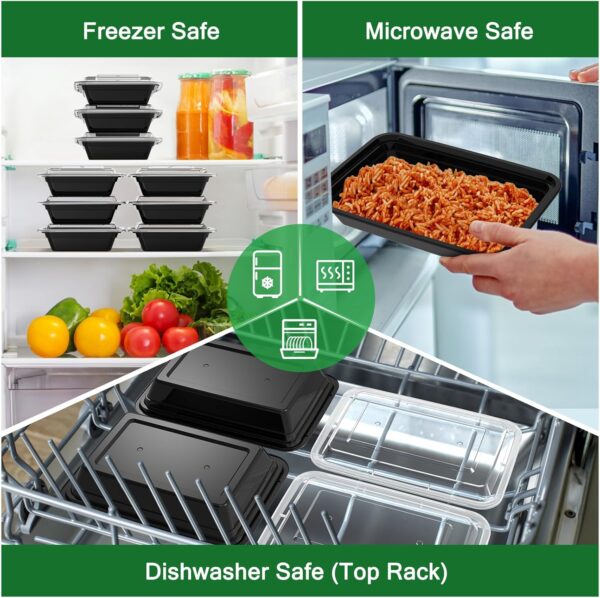 Meal Prep Containers Reusable with Lids Limited time deals 31% off - Image 3