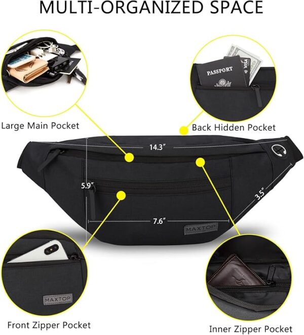 Limited time deals 36%off Waist Pack Phone Bag Carrying All Phones - Image 2