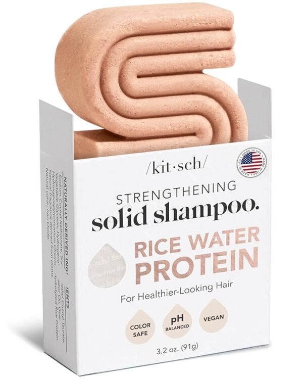 Limited time deals 20%off Kitsch Rice Water Shampoo Bar Soap for Hair Care