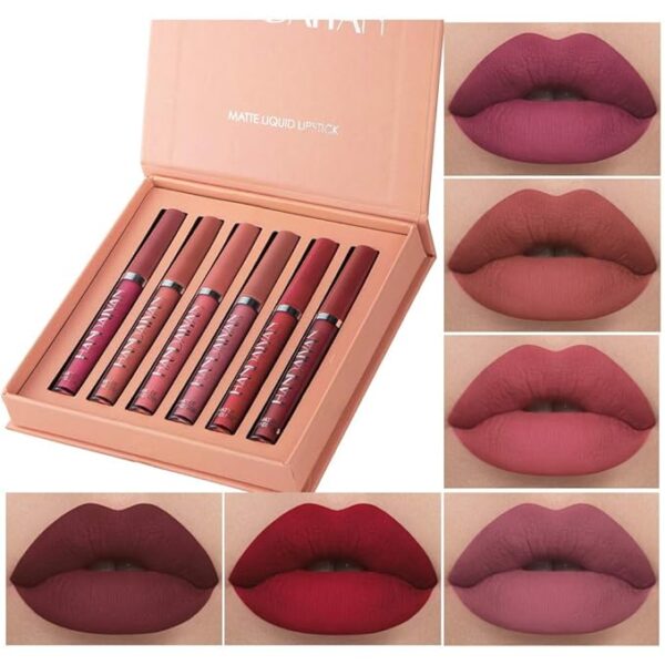 Best deals 24% off 6Pcs Matte Liquid Lipstick Makeup Set,