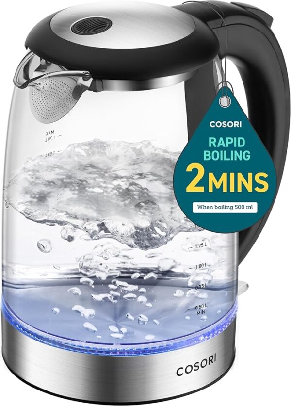 Best deal 11%off Cosori Electric Kettle, No Plastic Filter & Spout