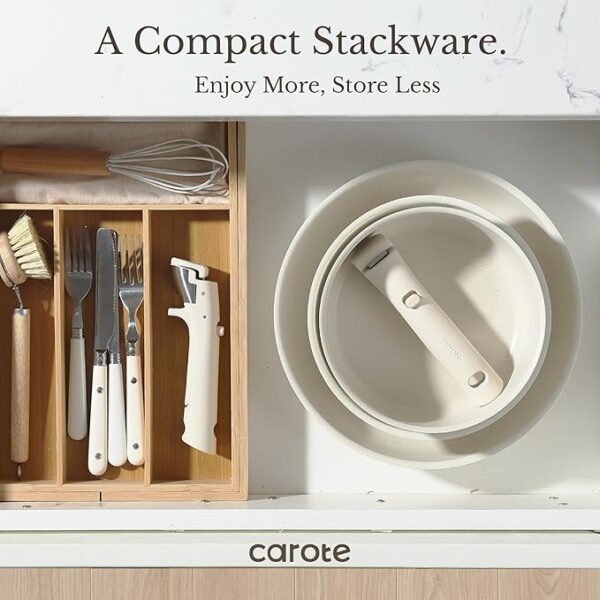 Limited Time Deals 58% off CAROTE Pots and Pans Set Non Stick - Image 3