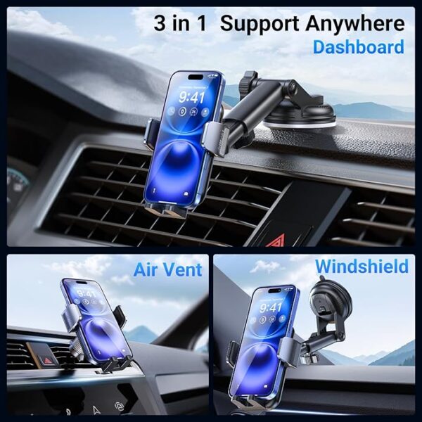 Limited time deals 39%off  Cell Phone Holders for Your Car for Dashboard Vent, All Smartphones - Image 2