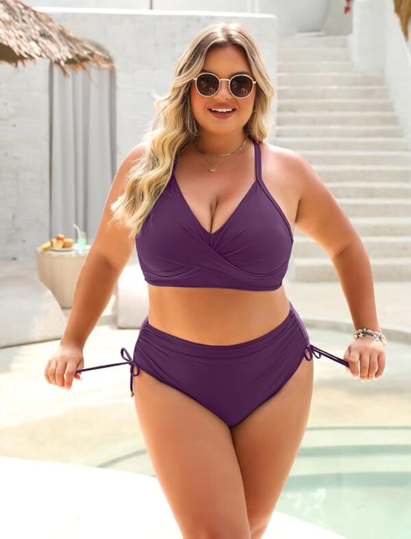 Limited time deals 15%off Jelly Womens High Waisted Bikini Sets - Image 2