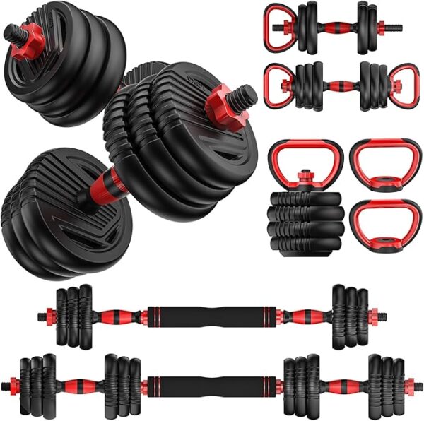 Limited time deals 27%off Dumbbells, 10/25/35/55/70/90lbs Free Weight Set