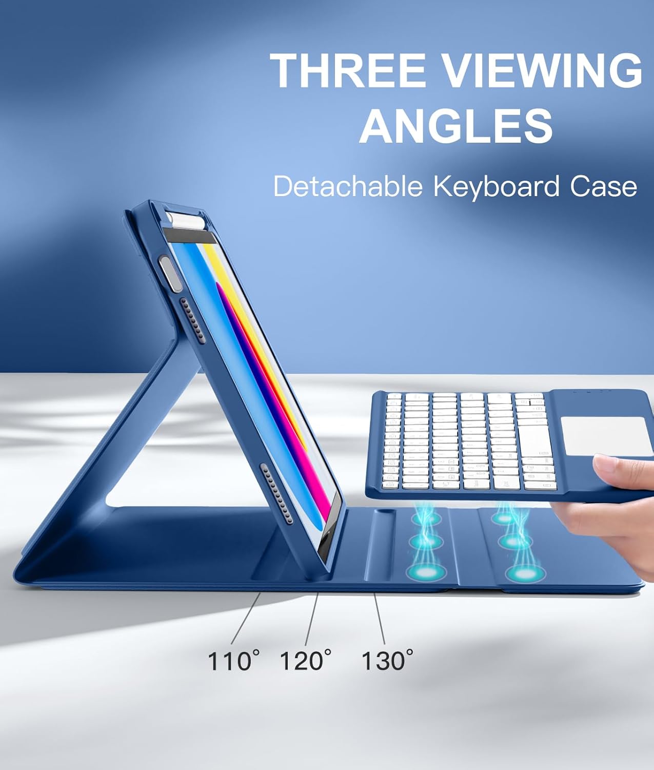 Limited time deals 16%off iPad 11th 10th Generation Case with Keyboard - Image 2